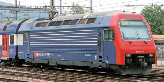 ACME 60653 SBB  Re 450 074 blaue Hecktüren, Vorortverkehr der Stadt Zürich Ep. V DC